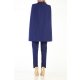 POESSE TAILORED CAPE V-NECKLINE JUMPSUIT