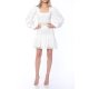 MARMURI LINO ROCHIE MINI CU TALIE BRODATA SI VOLAN