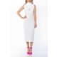 POESSE ROCHIE MIDI BODYCON CU SLIT LA SPATE