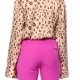 TGH CAMASA ANIMAL PRINT CU MANSETE LATE