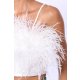 TGH CROP-TOP EXQUISITE FEATHERS