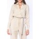 CARLA PURO LINO CARGO ASYMMETRIC BUTTONS JUMPSUIT