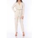 CARLA PURO LINO CARGO ASYMMETRIC BUTTONS JUMPSUIT