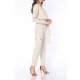 CARLA PURO LINO CARGO ASYMMETRIC BUTTONS JUMPSUIT