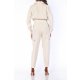 CARLA PURO LINO CARGO ASYMMETRIC BUTTONS JUMPSUIT
