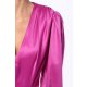 TGH ROCHIE MIDI DIN SATIN GRACE&STYLE CU VOLAN