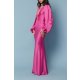 TGH ROCHIE MAXI DIN SATIN CU INEL SI MANECI BUFANTE