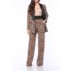 TGH JUNGLE FEVER TUXEDO COLOR BLOCK WIDE-LEG PANTS