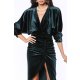 TGH SPECIAL EVENT VELVET ASYMMETRIC MIDI DRESS