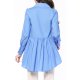 TGH CAMASA CU PEPLUM ASIMETRIC SI GULER SPECIAL