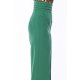 TGH TUXEDO STYLE PLEATED WAIST WIDE-LEG PANTS