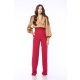 TGH TUXEDO STYLE PLEATED WAIST WIDE-LEG PANTS
