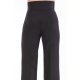 TGH TUXEDO STYLE PLEATED WAIST WIDE-LEG PANTS
