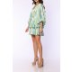 TGH ROCHIE MINI CU MANECI BUFANTE SI PRINT FLORAL