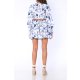 POESSE CROP TOP GREECE CU PRINT FLORAL
