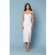 TGH ROCHIE MIDI BRIDAL CU CORSET SPECIAL PLISAT