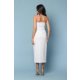 TGH ROCHIE MIDI BRIDAL CU CORSET SPECIAL PLISAT