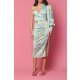 TGH ROCHIE MIDI CU MANECA BUFANTA SI PRINT FLORAL