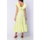 TGH ROCHIE MIDI SUMMER TIME CU VOLANE