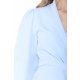 MARMURI JEWELLERY BUTTONS DEEP SLIT MIDI DRESS