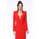 TGH SPECIAL NECKLINE LONG SLEEVES MIDI DRESS