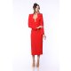 TGH SPECIAL NECKLINE LONG SLEEVES MIDI DRESS