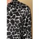 TGH FEATHERS CUFFS ANIMAL PRINT SHIRT