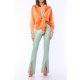 TGH FRONT KNOT SATIN SO HOT SATIN SHIRT