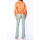 TGH FRONT KNOT SATIN SO HOT SATIN SHIRT