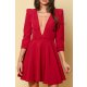 TGH ROCHIE MINI SOPHISTICATION CU DECOLTEU ADANC IN V SI PLIURI