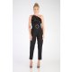 TGH COLOR BLOCK WIDE BUCKLE JUMPSUIT