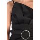 TGH COLOR BLOCK WIDE BUCKLE JUMPSUIT