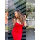 TGH CORSET HOT&INVITING DRAPED MIDI DRESS