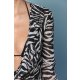 TGH ZEBRA PRINT BEACH VACAY MAXI DRESS