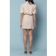 TGH LINO MODISH WIDE POINTED COLLAR MINI DRESS