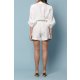 TGH LINO WHITE SUMMER PUFFED SLEEVES PLAYSUIT