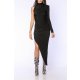 TGH GLAM ROCHIE MIDI DIN LYCRA CU SPATE DECUPAT