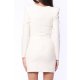 TGH CORSET STYLE HIGH SHOULDERS MINI DRESS