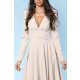 TGH MOVIE STAR A-LINE BUTTONS DETAILS MIDI DRESS