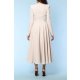 TGH MOVIE STAR A-LINE BUTTONS DETAILS MIDI DRESS