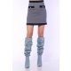TGH ROYAL GOLDEN BUTTONS MINI SKIRT