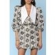TGH ROCHIE MINI FRANCES CU GULER ASCUTIT SI PRINT BAROQUE