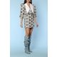 TGH ROCHIE MINI FRANCES CU GULER ASCUTIT SI PRINT BAROQUE