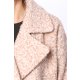 TGH GLIMMERY BOUCLE ABOVE THE KNEE COAT