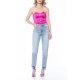 POESSE JEWELLERY BUTTONS SATIN CORSET TOP