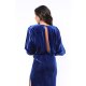 TGH ROCHIE MIDI DIN CATIFEA CU SLIT LATERAL