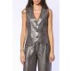 TGH MANHATTAN IRIDESCENT SILVER VEST 