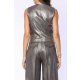 TGH MANHATTAN IRIDESCENT SILVER VEST 