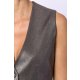 TGH MANHATTAN IRIDESCENT SILVER VEST 