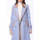 TGH EXQUISITE COLOR BLOCK MIDI COAT